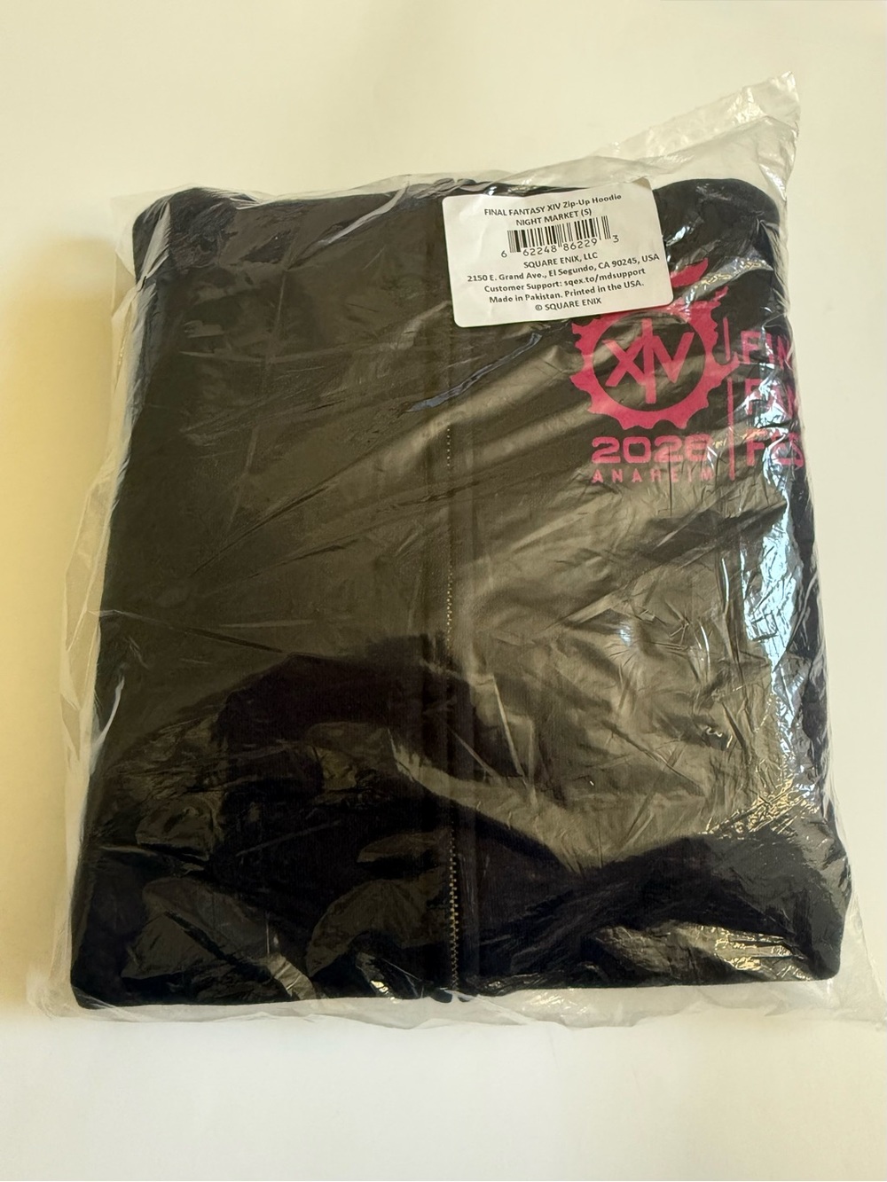 FINAL FANTASY XIV Fanfest 2026 Zip-Up Hoodie – NIGHT MARKET (S)